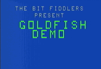 Goldfish Demo (AstroBASIC) Title Screen
